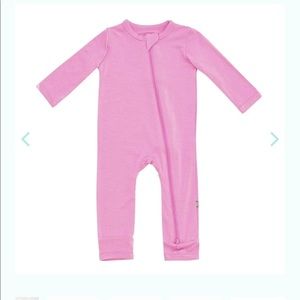 NWT Kyte Baby Zippered Romper in Bubblegum